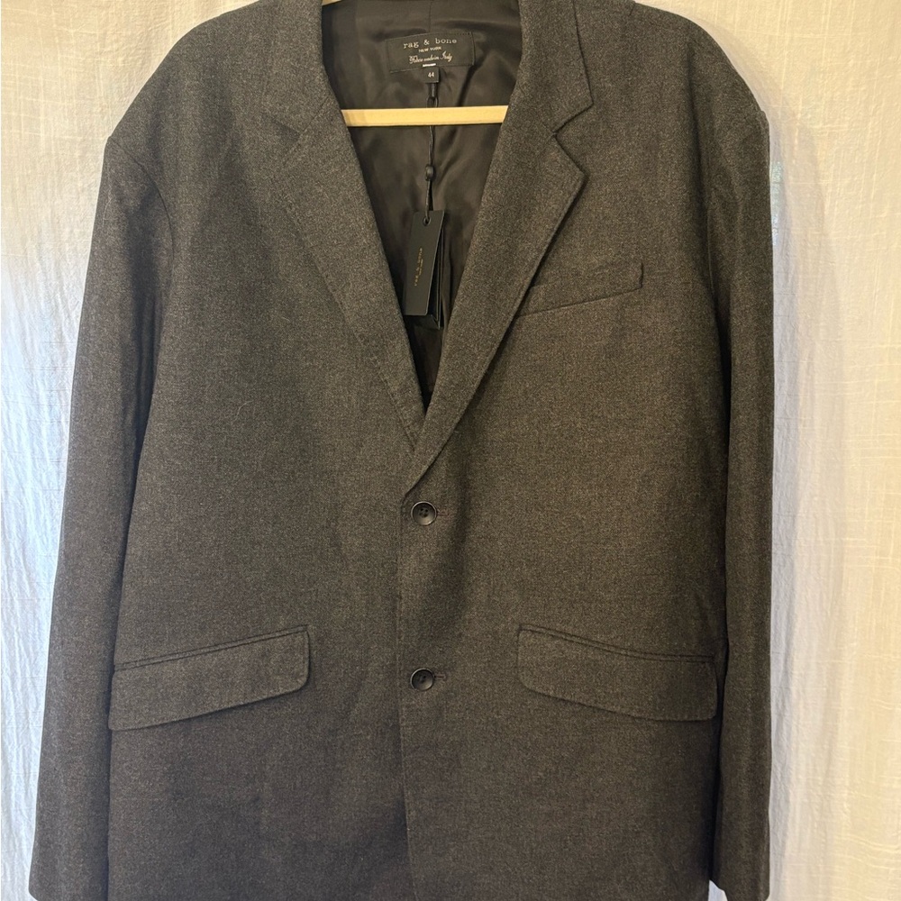 Rag & Bone Gray Sport Coat Wool Blend